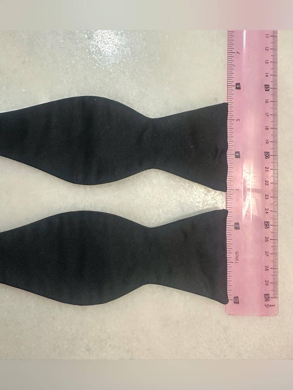 Brooks Brothers Adjustable Black All Silk Self-Tie Bow Tie - Made in USA - Picture 10 of 11